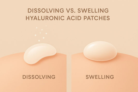Dissolving vs. Swelling Hyaluronic Acid Patches